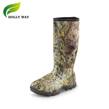 5mm Neoprene Rubber Hunting Boots with Camo Printing for Men